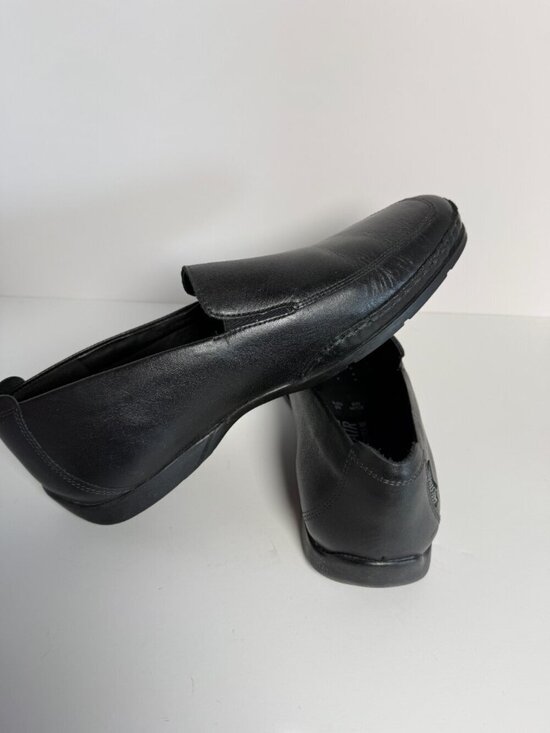 Mephisto Edlef Black Slip on Moccasin Loafers Cool Air Sz 10.5 Like NEW main image 5